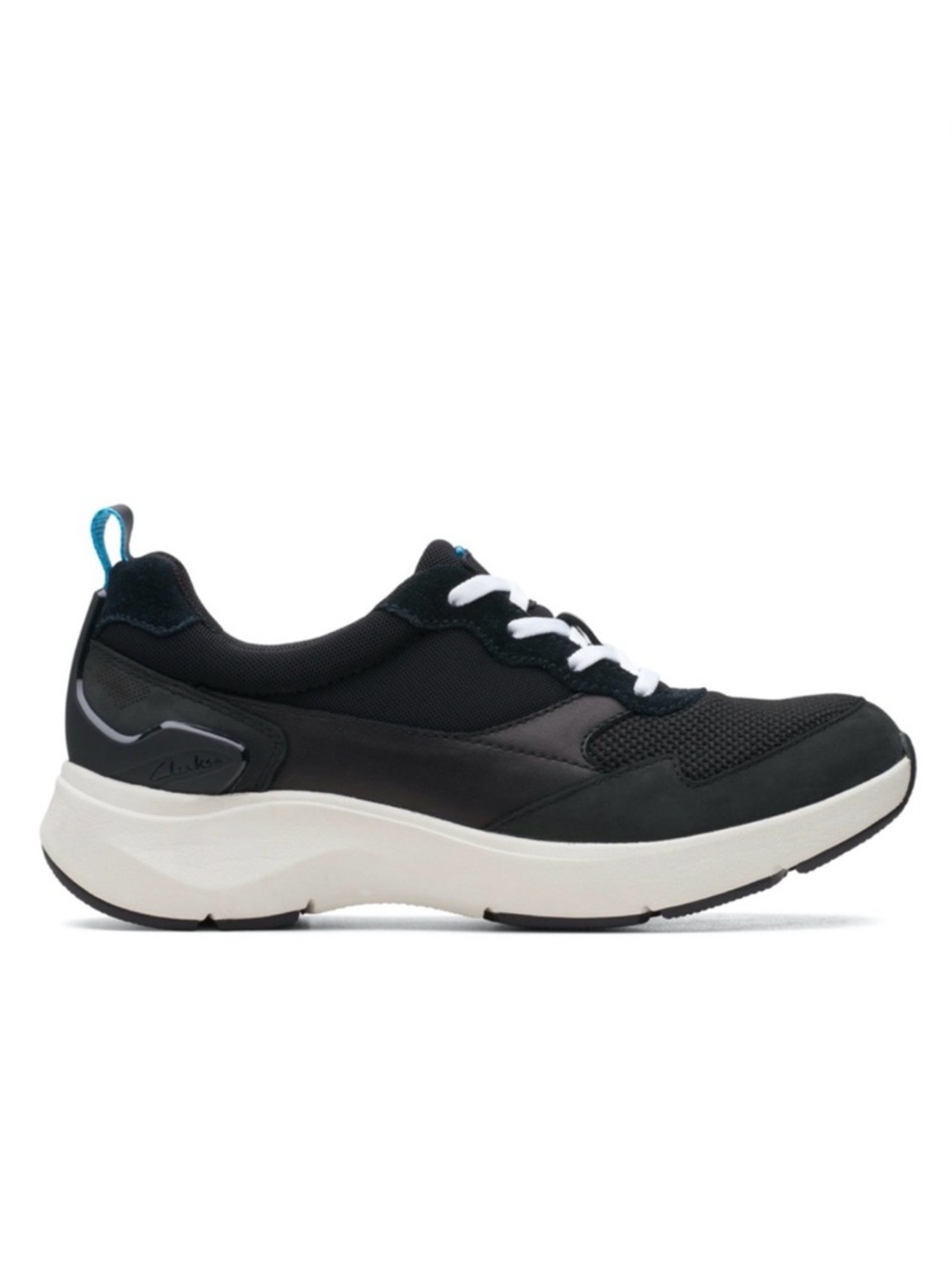 NWOB Clarks Wave 2.0 Move Black Sneakers Women’s Size 9M